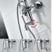 QREZ Wall mounted shower mounted 180 degree rotating copper base shower top shower set- 2 years guarantee - B07414XH1N